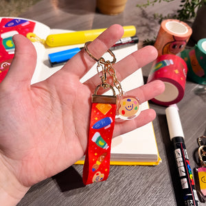 Pleasant Painting Lanyard Keychain ashleyooacevedoshop 5E9461A6-C80A-4C94-8443-FA1693F4D5D6