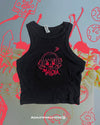 Malcriá Crop Tank Top Black