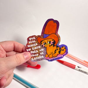 Orange Monday Cat Stickers ashleyooacevedoshop ECA5CC10-2E95-4F4D-A923-95033AE974F9