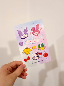 Kawaii Friends - Art Print ashleyooacevedoshop image_3df585fb-02c0-4c34-ab2e-d4d590c9316f